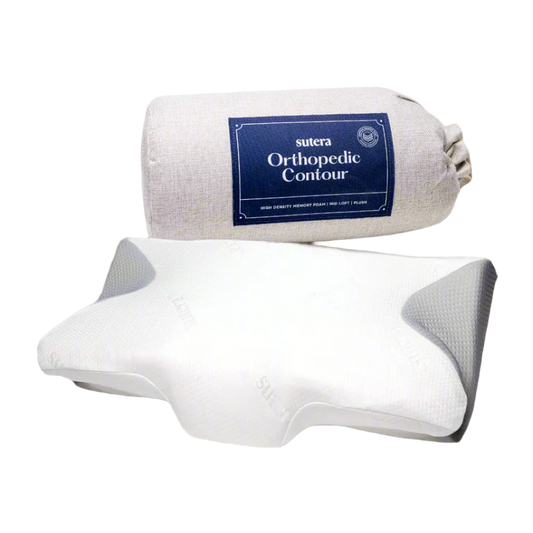 Sutera Dream Deep Memory Foam Pillow - Orthopedic Support All Sleep Positions